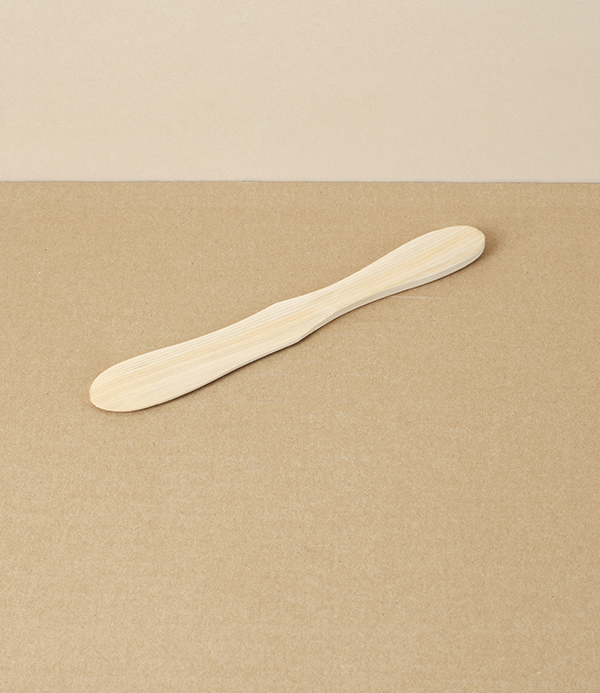 Finnish hand made butter knife, birch wood