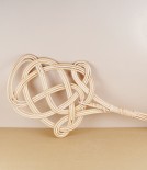 Finnish woven rattan carpet beater