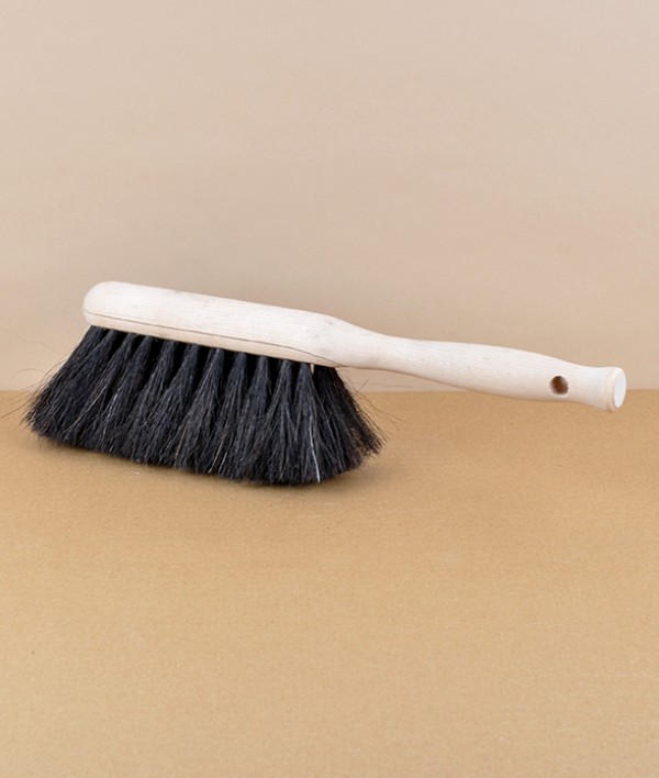 Finnish hand brush, horsehair & beech