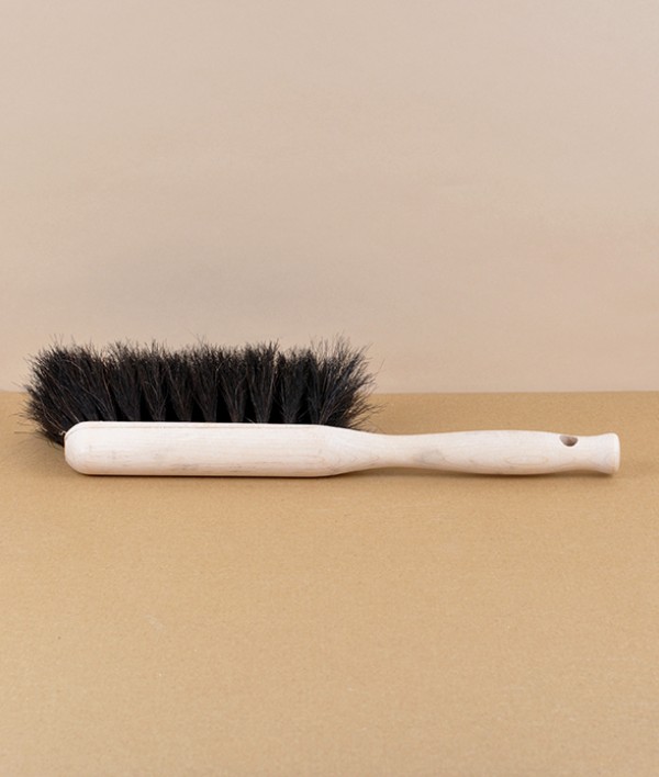 Finnish hand brush, horsehair & beech