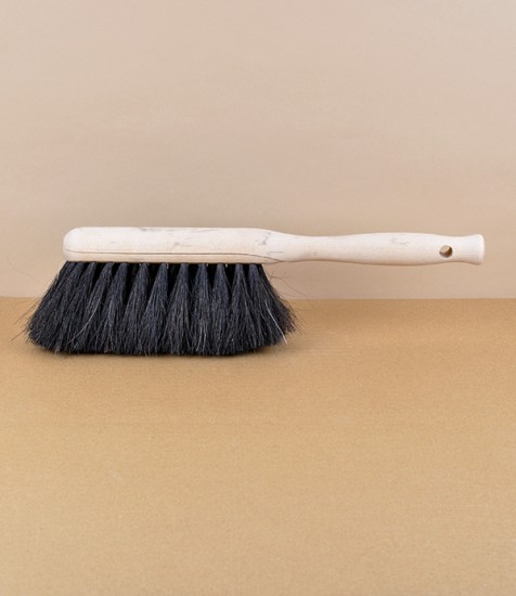 Finnish hand brush, horsehair & beech