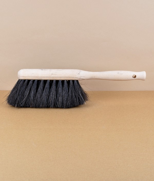 Finnish hand brush, horsehair & beech