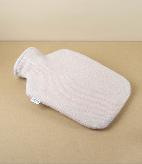 Finnish Wool 'Arvo' Hot Water Bottle, Rose