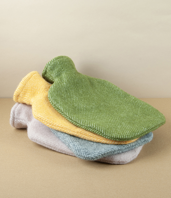 Finnish Wool 'Arvo' Hot Water Bottle, Rose