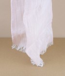 Finnish lightweight linen scarf, Light Rose