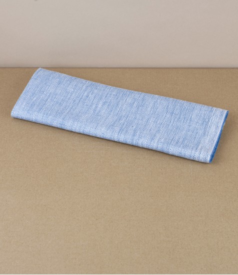 Finnish 100% Linen Napkin, Rainy Blue