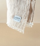 Finnish lightweight linen scarf, Gold