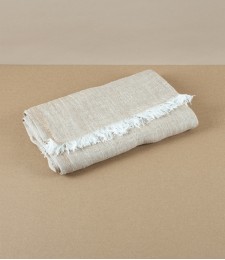 Finnish lightweight linen scarf, Gold