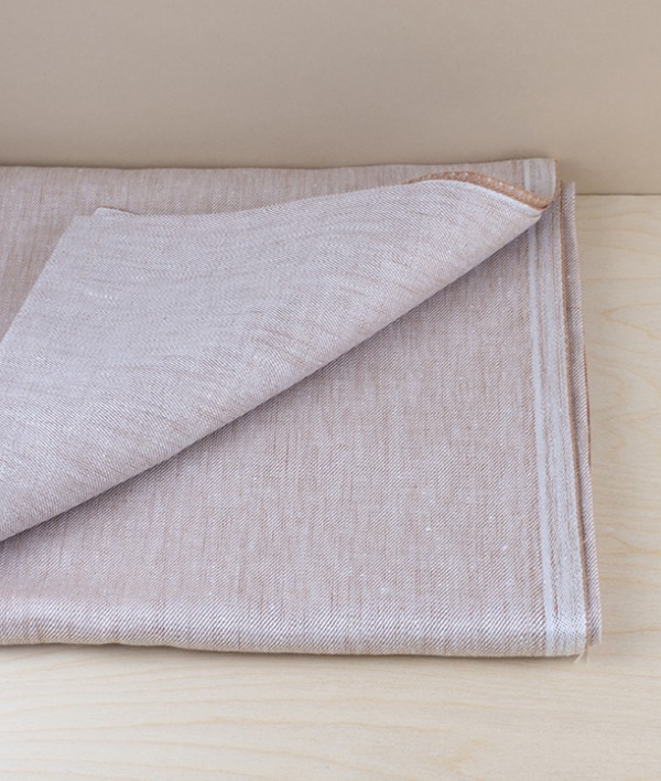 Finnish 100% Linen Table Cloth, Cinnamon