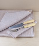 Finnish 100% Linen Table Cloth, Cinnamon