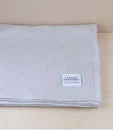 Finnish 100% Linen Table Cloth, Natural Linen