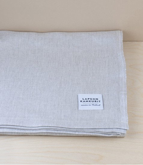 Finnish 100% Linen Table Cloth, Natural Linen