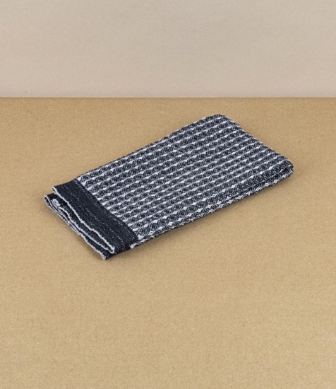 Finnish Linen & Tencel Dishcloth, Black
