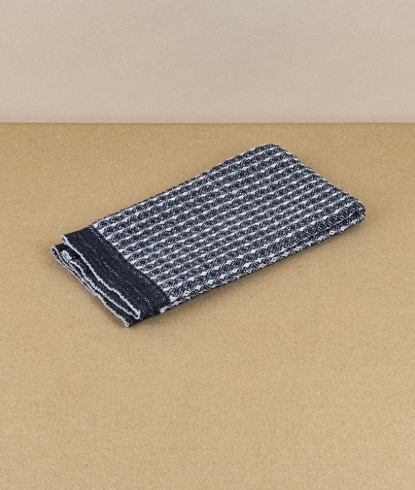 Finnish Linen & Tencel Dishcloth, Black
