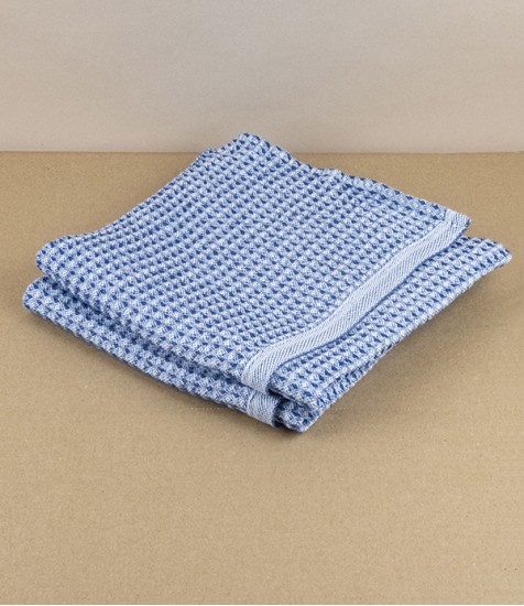 Finnish Linen & Tencel Kitchen Towel, Blueberry