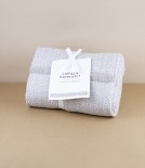 Finnish Merino Wool Scarf, White/Beige