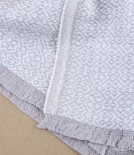 Finnish Merino Wool Scarf, White/Beige