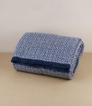 Finnish Merino Wool Scarf, Black/Beige