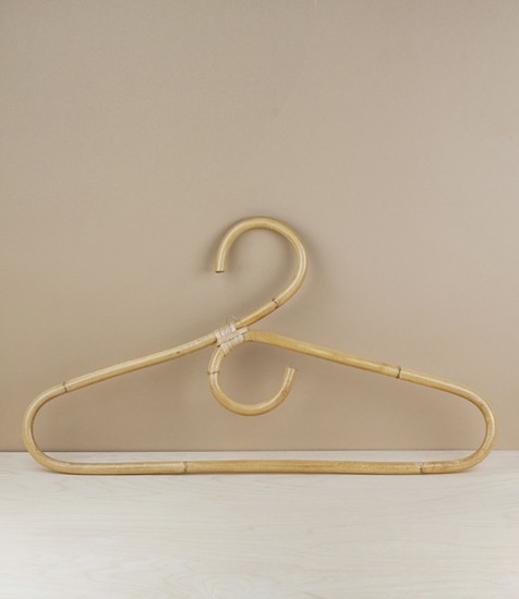 Finnish rattan coat hanger