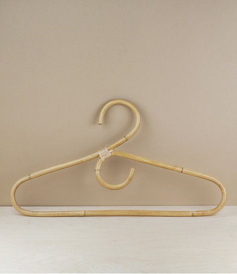 Finnish rattan coat hanger