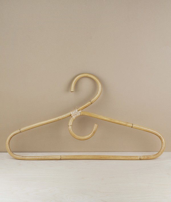 Finnish rattan coat hanger