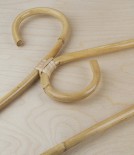 Finnish rattan coat hanger