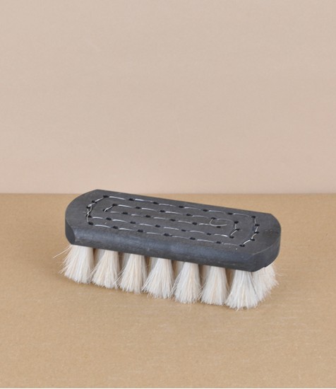 Finnish bath brush, tar birch, white bristle