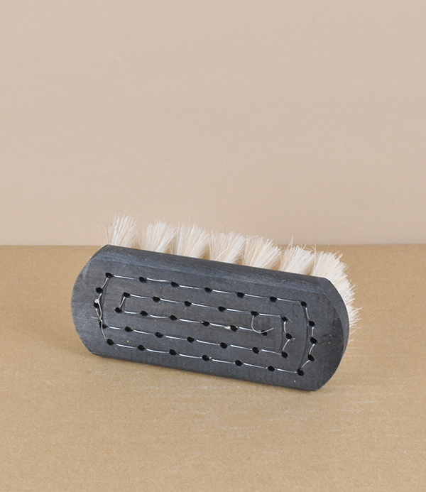 Finnish bath brush, tar birch, white bristle