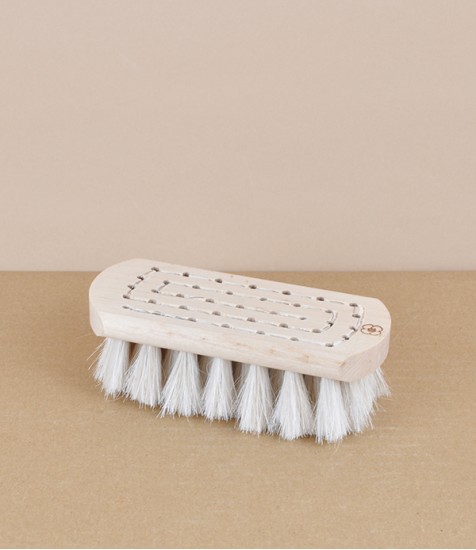 Finnish bath brush, birch, white bristle