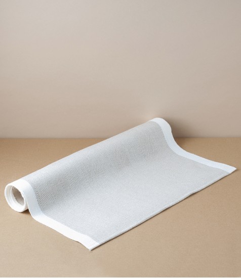 Finnish Linen Herringbone Table Runner,  Natural