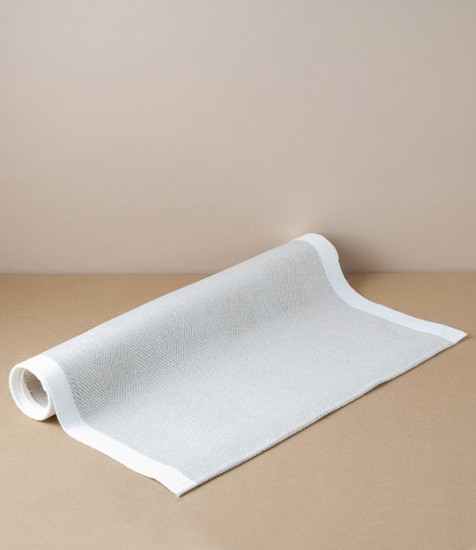 Finnish Linen Herringbone Table Runner,  Natural