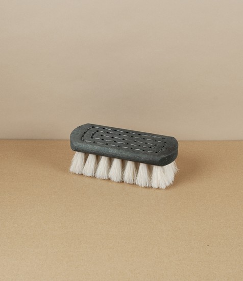 Finnish Bath Brush, Tar Birch, White Bristle