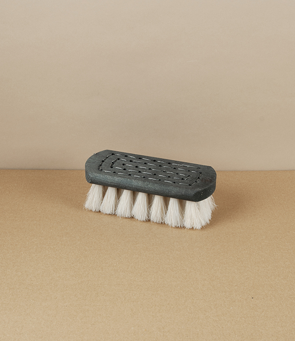 Finnish Bath Brush, Tar Birch, White Bristle