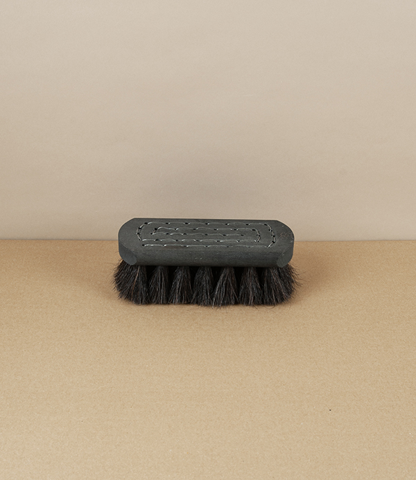 Finnish Bath Brush, Tar Birch, Black Bristle