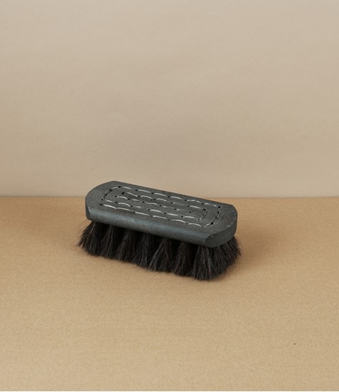 Finnish Bath Brush, Tar Birch, Black Bristle