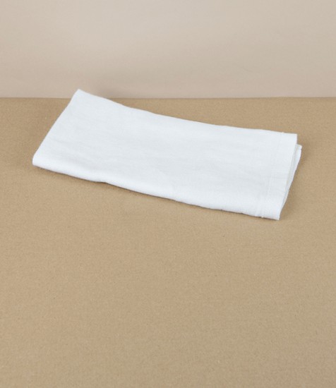 Finnish Washed Linen Napkin, White