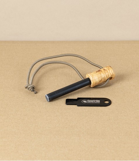 Swedish Fire-Steel & Striker Set, Curly Birch