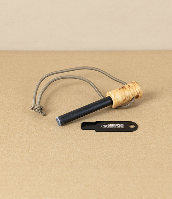 Swedish Fire-Steel & Striker Set, Curly Birch