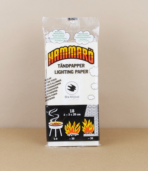 Swedish Tändpapper natural firelighters