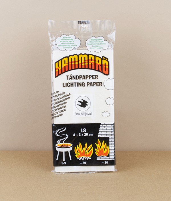 Swedish Tändpapper natural firelighters