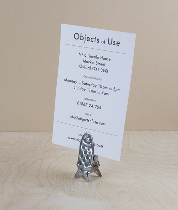 Handmade Steel Fish Peg or Clip