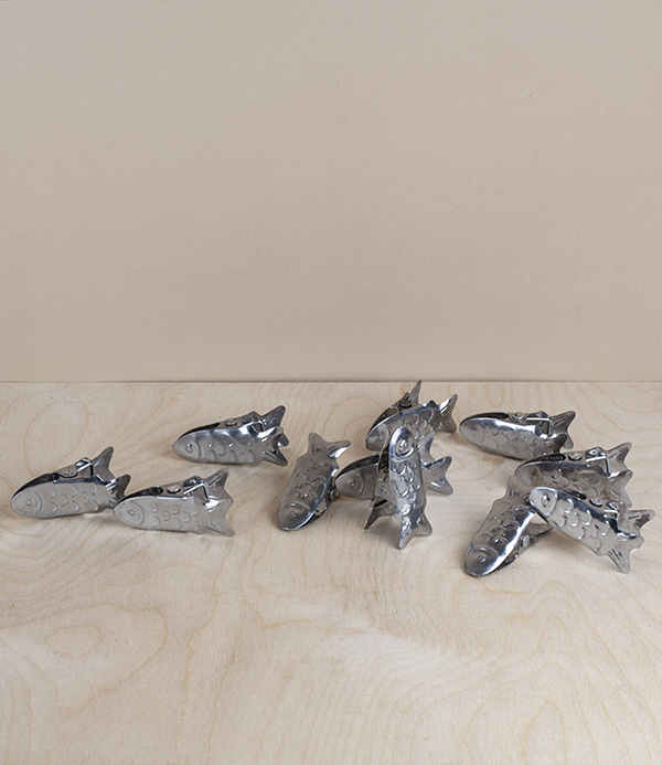Handmade Steel Fish Peg or Clip