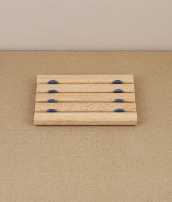 Wooden Soap Stand, Oiled Beechwood