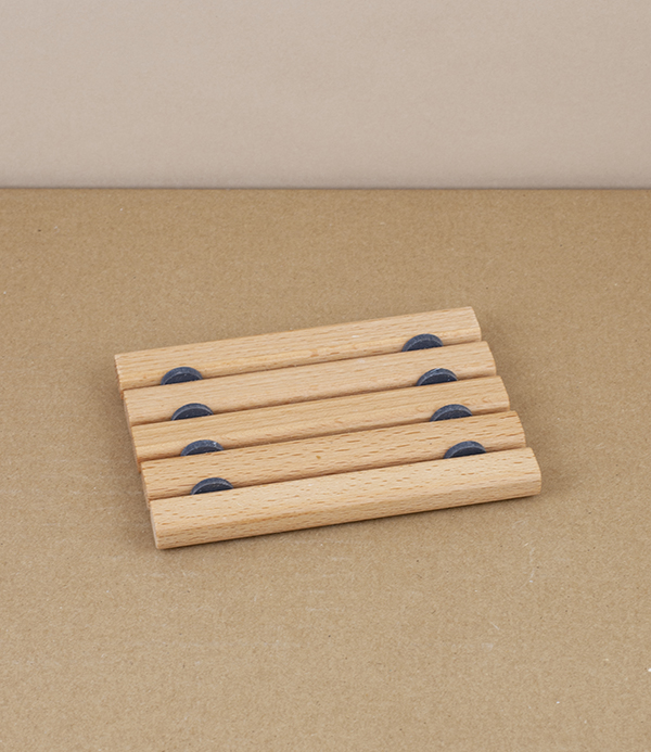 Wooden Soap Stand, Oiled Beechwood