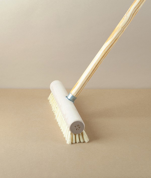 Floor Wiper, Cylindrical Stock, Beech Wood & Tampico Fibre