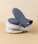 Lithuanian Linen Oven Mitten, Navy