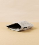 Lithuanian Linen Pleated Pouch, 15cm