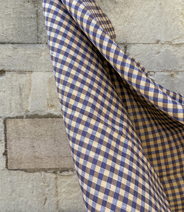Lithuanian Linen Square Tablecloth, Summer Gingham