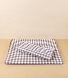 Lithuanian Linen Square Tablecloth, Summer Gingham
