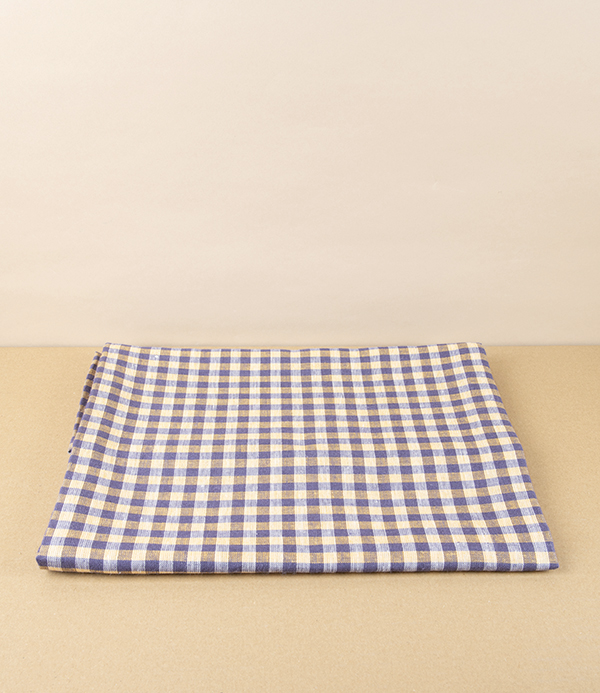 Lithuanian Linen Square Tablecloth, Summer Gingham